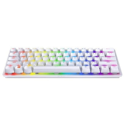 RAZER HUNTSMAN V3 PRO MINI - 60% ANALOG OPTICAL ESPORTS KEYBOARD - WHITE EDITION - US LAYOUT WORLD PACKAGING