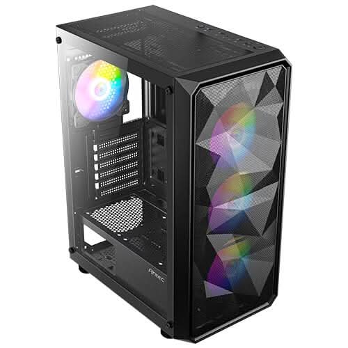 Antec AX83 ARGB Mid-Tower Gaming Cabinet - Black