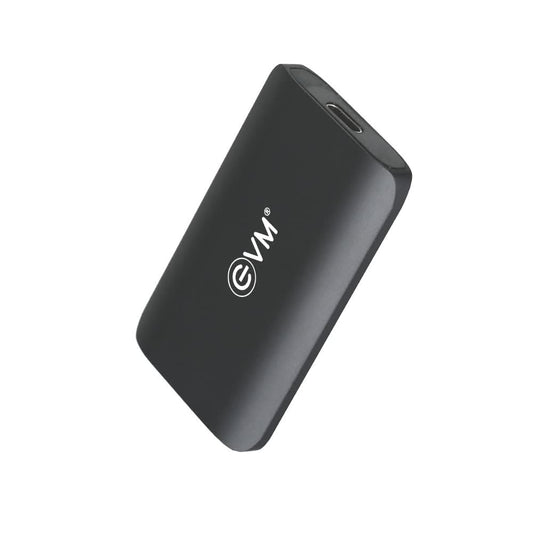 EVM ENSAVE EXTERNAL SSD 1TB - SMALLEST PORTABLE SSD - 550 MB/S READ & 500 MB/S WRITE - USB 3.1 GEN 2 TYPE C - 10 YEARS WARRANTY (EPSSD/1TB)