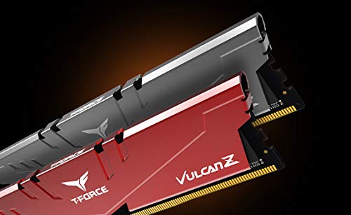 TEAMGROUP T-FORCE VULCAN Z 8GB (8GBX1) DDR4 3200MHZ DESKTOP RAM (RED)