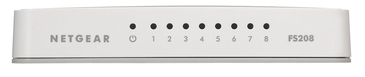 NETGEAR FS208 8 PORT ETHERNET SWITCH (WHITE)