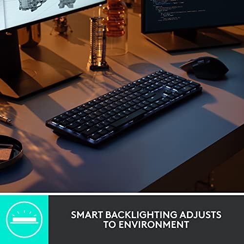 Logitech MX Mechanical Wireless Performance Keyboard,Graphite