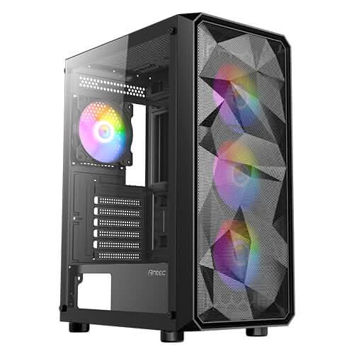 Antec AX83 ARGB Mid-Tower Gaming Cabinet - Black