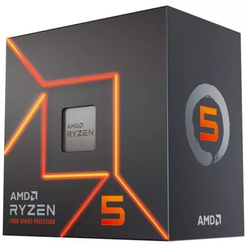 AMD Ryzen 5 7500F Desktop Processor 6 cores 12 Threads 32 MB Cache 3.7 GHz Upto 5 GHz AM5 Socket