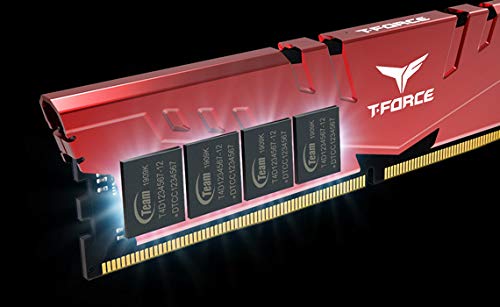 TEAMGROUP T-FORCE VULCAN Z 8GB (8GBX1) DDR4 3200MHZ DESKTOP RAM (RED)