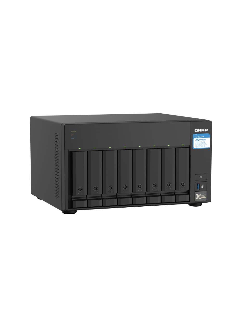QNAP TS-832PX-4G 8 BAY QUAD-CORE