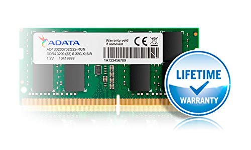 ADATA PREMIER 32GB (1X32GB) 3200 MHZ CL22 SO-DIMM LAPTOP RAM (AD4S3200