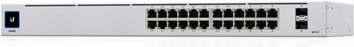 UBIQUITI NETWORKS UNIFI USW-24 CONFIGURABLE 24-PORT GIGABIT LAYER 2 ETHERNET SWITCH WITH SFP