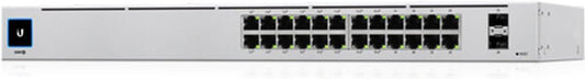 UBIQUITI NETWORKS UNIFI USW-24 CONFIGURABLE 24-PORT GIGABIT LAYER 2 ETHERNET SWITCH WITH SFP
