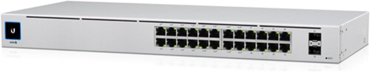UBIQUITI NETWORKS UNIFI USW-24 CONFIGURABLE 24-PORT GIGABIT LAYER 2 ETHERNET SWITCH WITH SFP