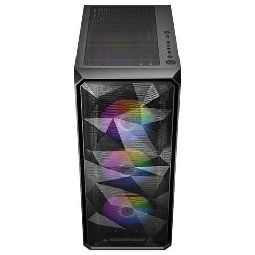 Antec AX83 ARGB Mid-Tower Gaming Cabinet - Black