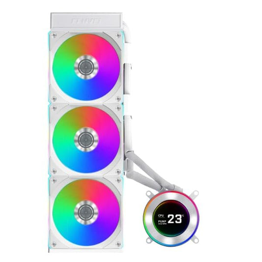 LIAN LI HYDROSHIFT II LCD-C 360CL WHITE RGB CPU LIQUID COOLER (G89.GHS2LCD36RW.IN)