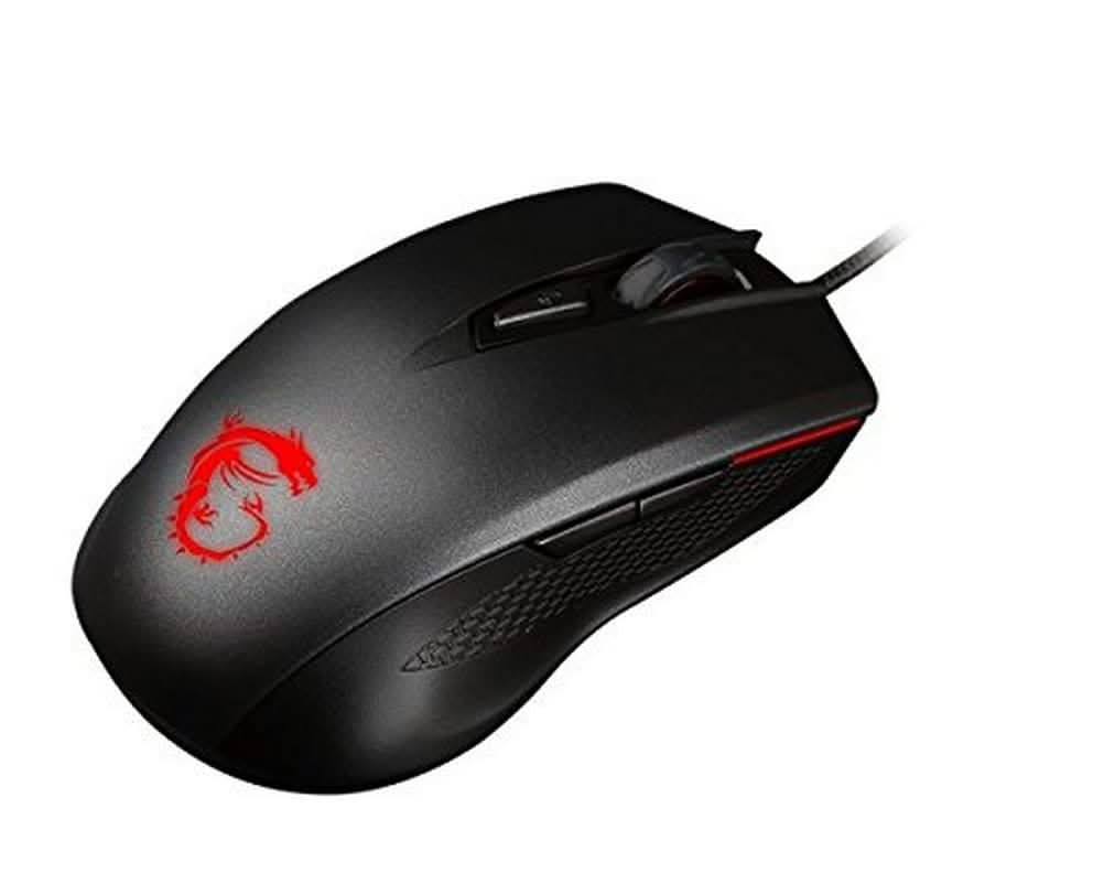 MSI Clutch GM40 Wired Gaming Mouse - Black