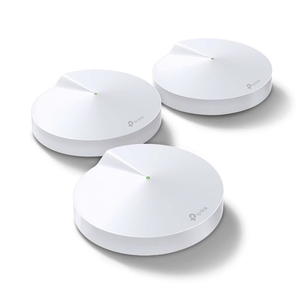 TP-LINK DECO WHOLE HOME MESH WIFI SYSTEM UP TO 5,500 SQ. FT. COVERAGE AND 100+ DEVICES, 1267 MBPS, DUAL BAND WIRELESS ROUTER/WIFI EXTENDER REPLACEMENT, SUPPORT PARENTAL CONTROLS/ANITIVIRUS(DECO M5)