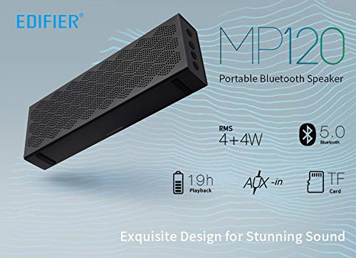 EDIFIER MP120 PORTABLE BLUETOOTH SPEAKER WITH 19 HOURS PLAYBACK TIME 8 W RMS