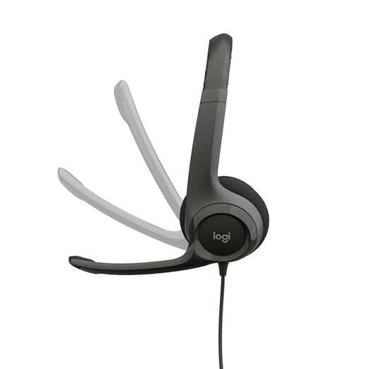 Logitech H390 Wired Headset Graphite