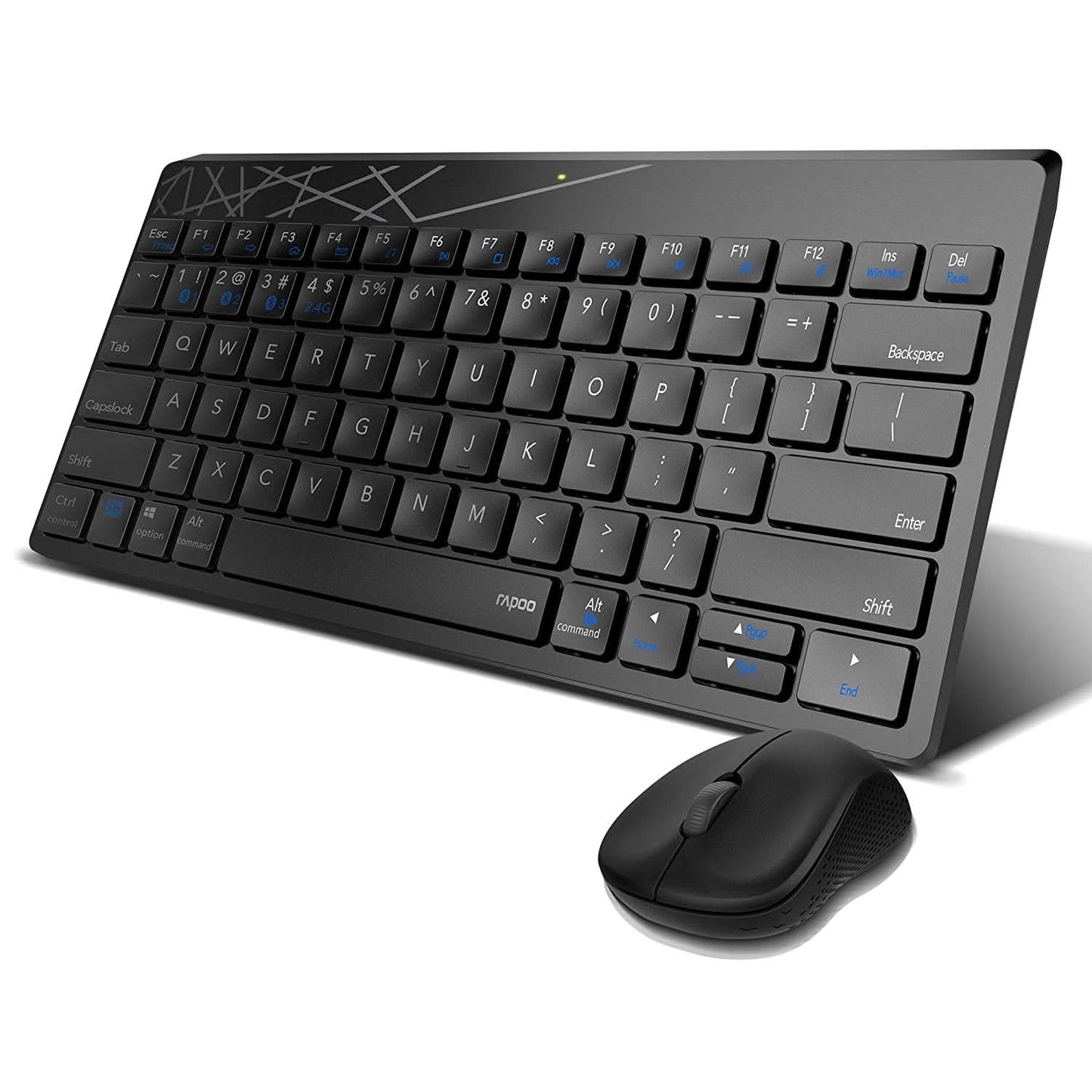 KBD-RAPOO-SET-WIRELESS-8000M-BLACK