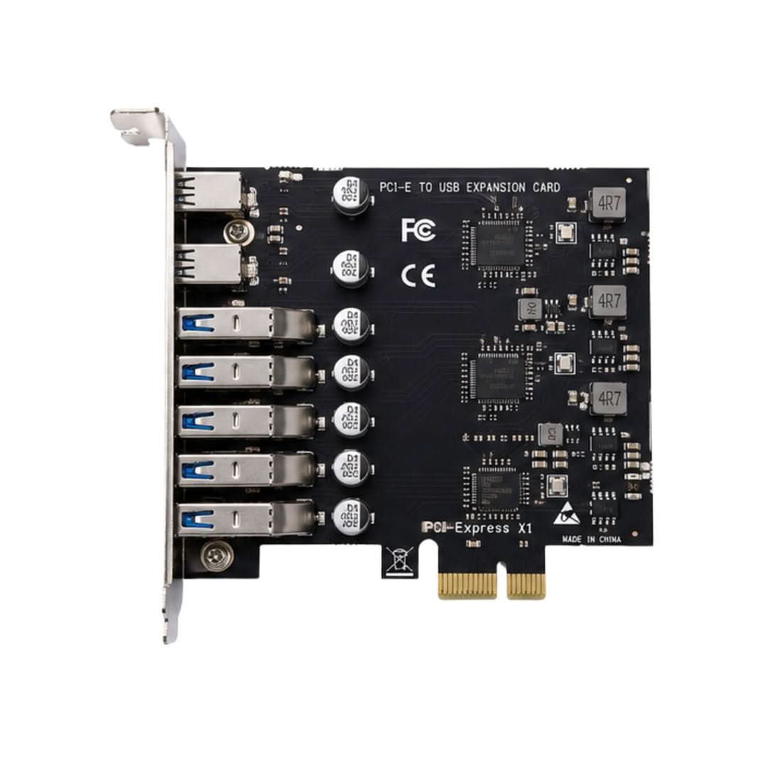 S-Tech PCIe 6-Port USB 3.0 + 2-Port USB Type-C Expansion Card