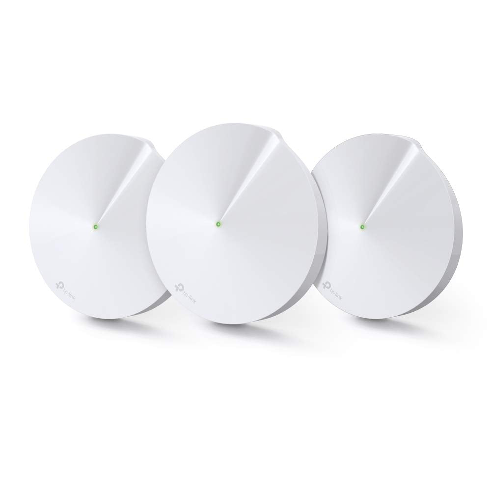 TP-LINK DECO WHOLE HOME MESH WIFI SYSTEM UP TO 5,500 SQ. FT. COVERAGE AND 100+ DEVICES, 1267 MBPS, DUAL BAND WIRELESS ROUTER/WIFI EXTENDER REPLACEMENT, SUPPORT PARENTAL CONTROLS/ANITIVIRUS(DECO M5)