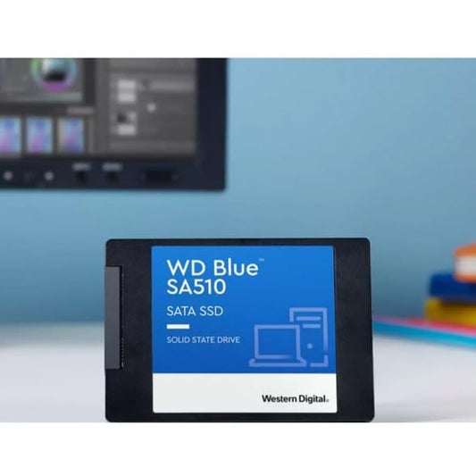 WESTERN DIGITAL WD BLUE SA510 SATA 500GB, UP TO 560MB/S, 2.5 INCH/7 MM, 5Y WARRANTY, INTERNAL SOLID STATE DRIVE (SSD) (WDS500G3B0A)