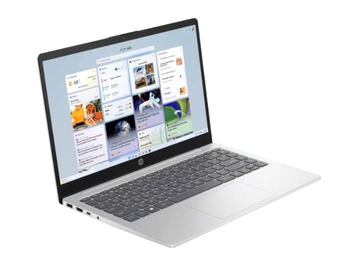 HP 14, 13TH GEN INTEL CORE I3-1315U LAPTOP (8GB DDR4,512GB SSD) ANTI-GLARE, MICRO-EDGE, 14/35.6CM, FHD, WIN11, M365 BASIC(1YR),OFFICE HOME24, SILVER,1.4KG, FHD CAMERA W/PRIVACY SHUTTER, EP0341TU