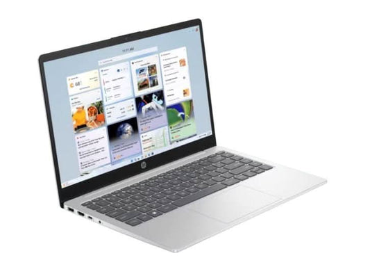 HP 14, 13TH GEN INTEL CORE I3-1315U LAPTOP (8GB DDR4,512GB SSD) ANTI-GLARE, MICRO-EDGE, 14/35.6CM, FHD, WIN11, M365 BASIC(1YR),OFFICE HOME24, SILVER,1.4KG, FHD CAMERA W/PRIVACY SHUTTER, EP0341TU