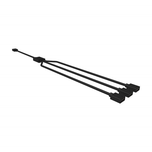 COOLER MASTER 1-TO-3 RGB SPLITTER CABLE FOR LED STRIPS, RGB-BLACK