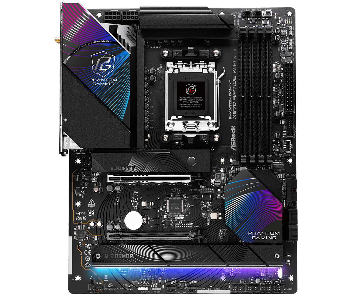 ASROCK PHANTOM GAMING X870 RIPTIDE WIFI MOTHERBOARD