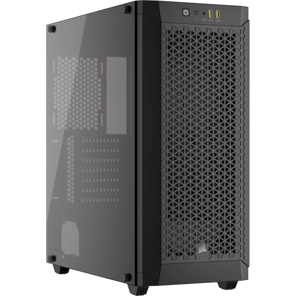 CORSAIR 480T AIRFLOW TEMPERED GLASS MID-TOWER CASE, BLACK