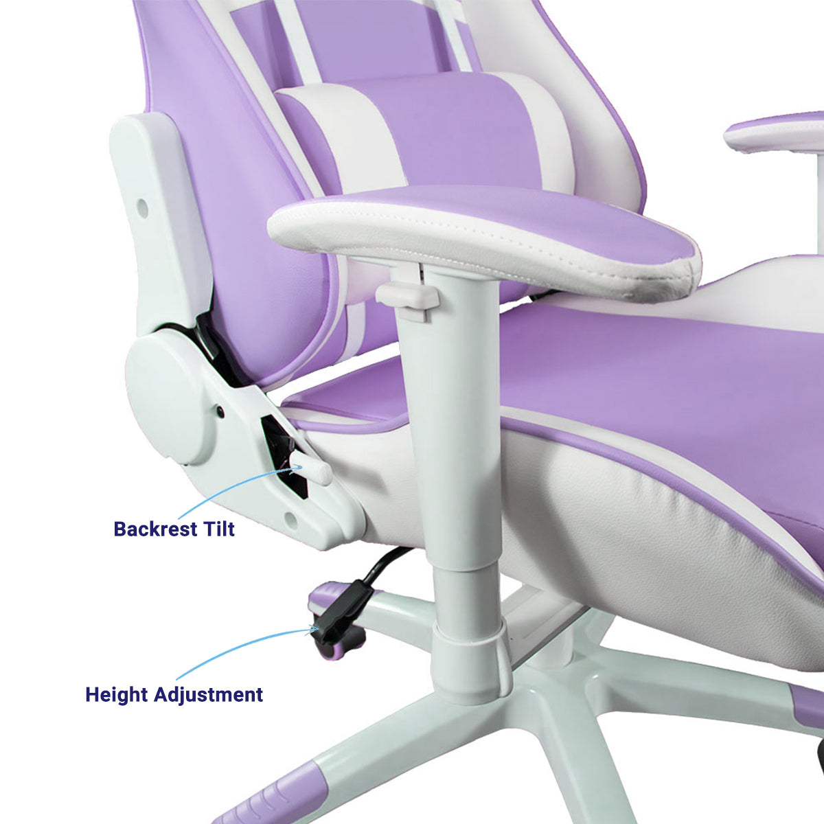 ANT ESPORTS Chair 9077 - White & Purple