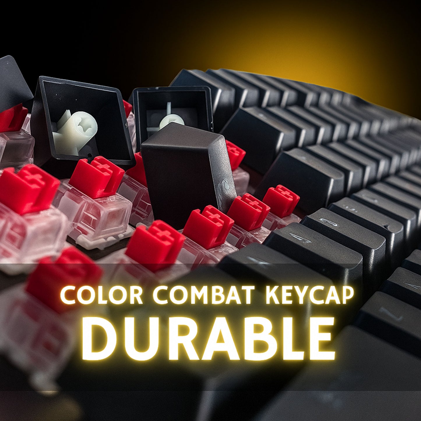Aula M75 Tri-Mode (2.4G/Bluetooth/Wired) Hot Swappable RGB Backlit Wireless Mechanical Gaming Keyboard | All Key Anti-Ghosting | Dual Mode Knob with Multimedia Buttons | Black - Red Switches