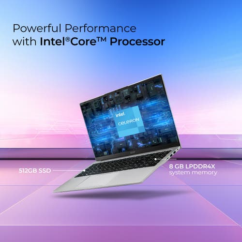 ACER ASPIRE 3 LAPTOP INTEL CORE CELERON N4500 PROCESSOR (WINDOWS 11 HOME/ 8 GB/ 512 GB SSD) A325-45 WITH 39.6 CM (15.6 INCH) HD TN DISPLAY, SILVER, 1.5 KG
