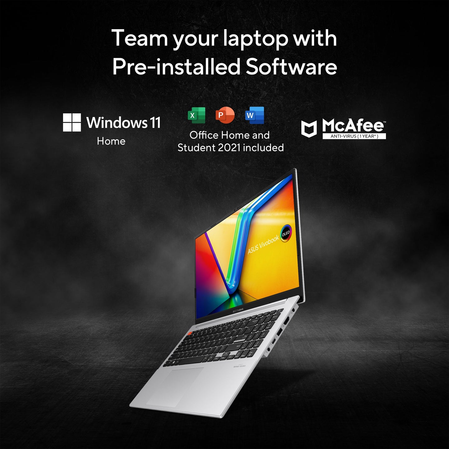 ASUS VIVOBOOK S15 OLED S5504VA-MA943WS [CI9-13900H 13TH GEN/16GB/512GB SSD/WIN11 HOME+MSO/15.6 INCH/INTEGRATED GRAPHICS /1 YEAR(S)/SILVER]
