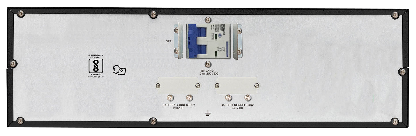 APC Easy UPS On-Line SRV10KRIL-IN - 10kVA/10kW| 230V | Rackmount 5U | Hard wire 3-wire(1P+N+E) Outlet | Intelligent Card Slot | Visual LCD and Audible Alarms | Extended Runtime, W/O rail kit | 2 years Warranty