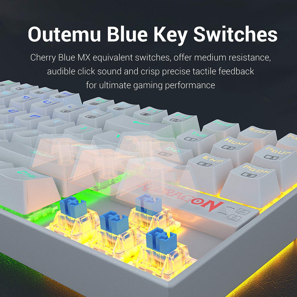 REDRAGON K552-RGB KUMARA (BLUE SWITCH)