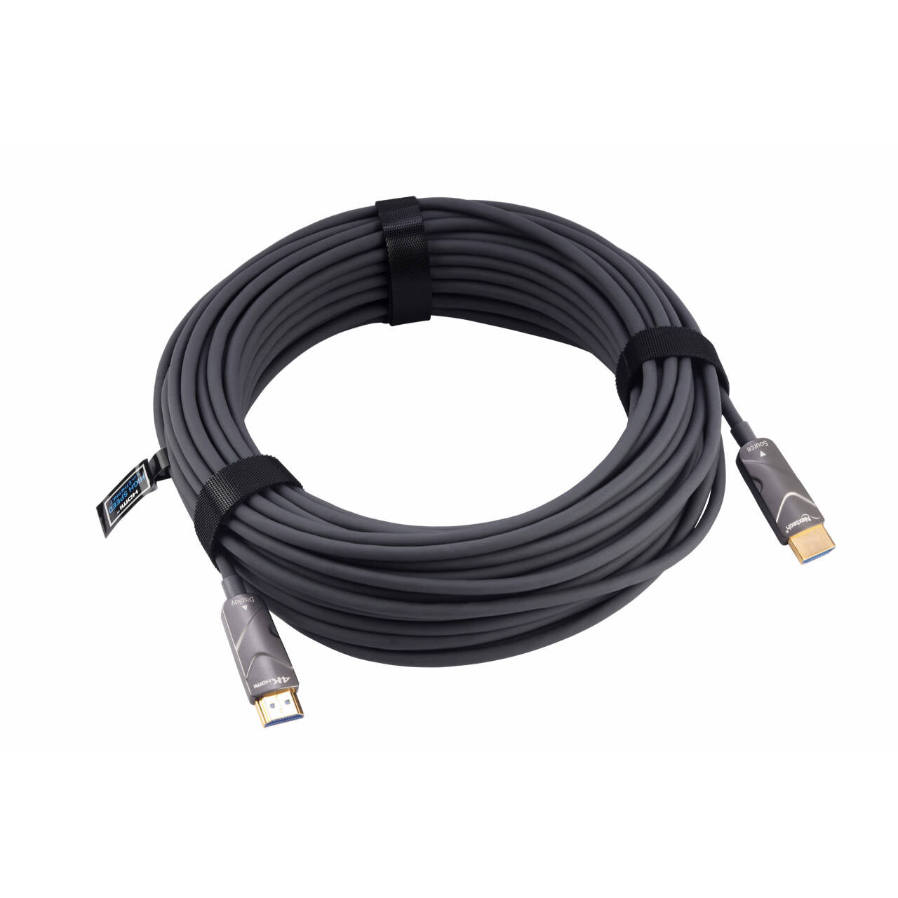 Nextech HDMI 2.0 Active Optical Cable 4K @60Hz, Supports 18Gbps Bandwidth, HDR, 3D connectivity over HDMI, ARC, Compatible with TV, Gaming Console, Laptop, PC, Projector and more (40Meter, Spruce Grey)