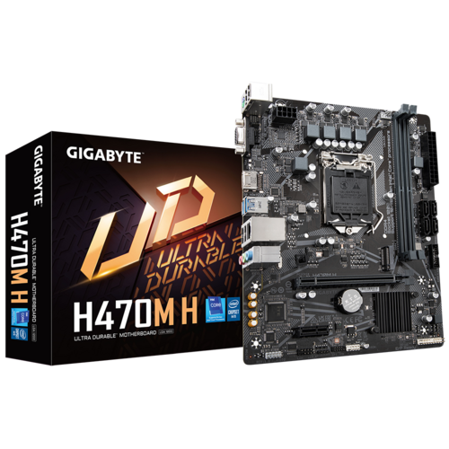 GIGABYTE GA-H470M-H INTEL LGA1200 MOTHERBOARD