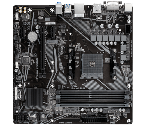 GIGABYTE GA-A520M-DS3H AMD AM4 MOTHERBOARD