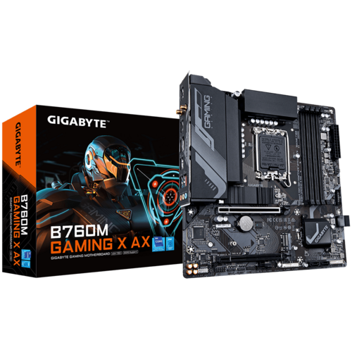 GIGABYTE B760M GAMING X AX WIFI DDR5 MOTHERBOARD