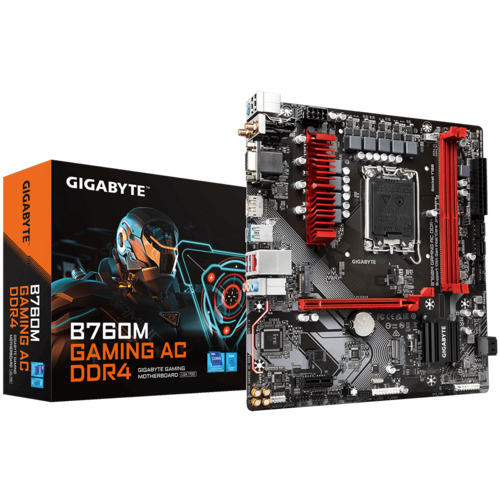GIGABYTE GA-B760M GAMING AC DDR4 INTEL LGA1700 MOTHERBOARD