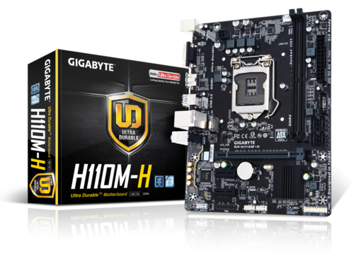 GIGABYTE GA-H110M-H INTEL LGA1151 MOTHERBOARD