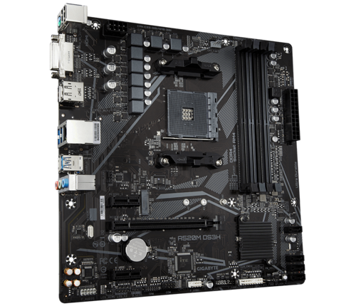 GIGABYTE GA-A520M-DS3H AMD AM4 MOTHERBOARD