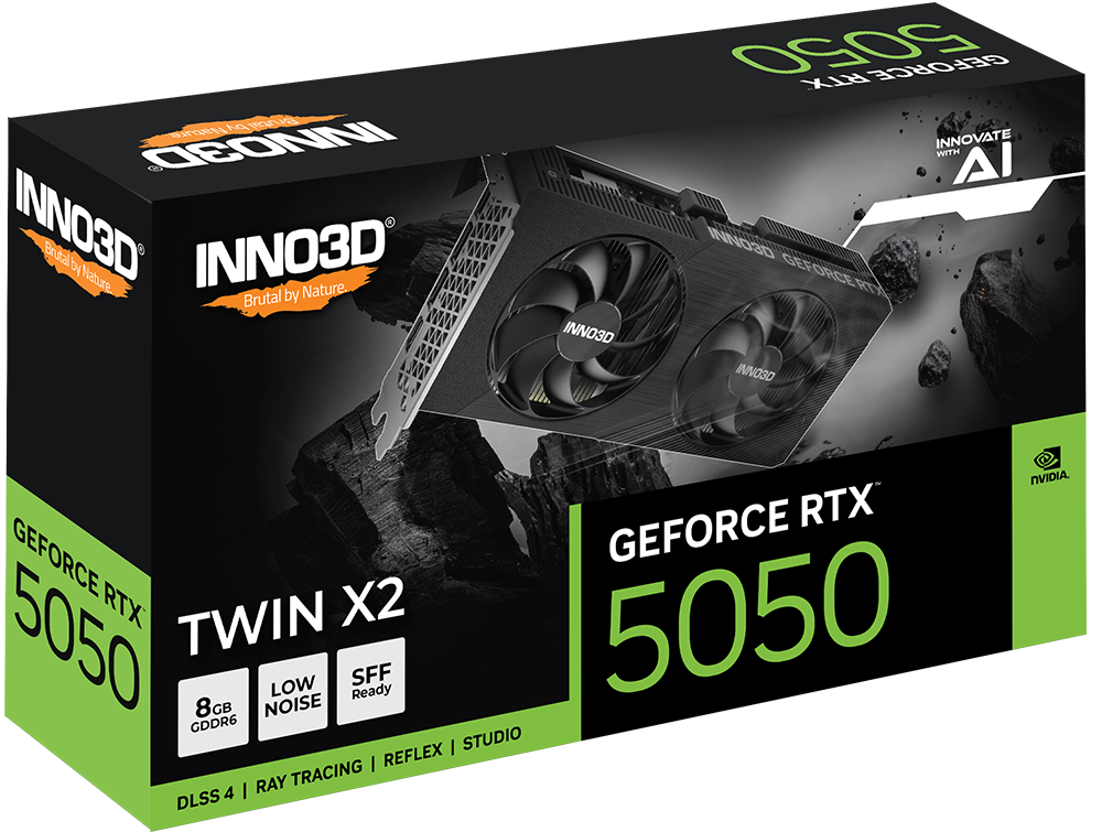 Inno3d RTX 5050 Twin X2 8GB GDDR6 Graphics Card