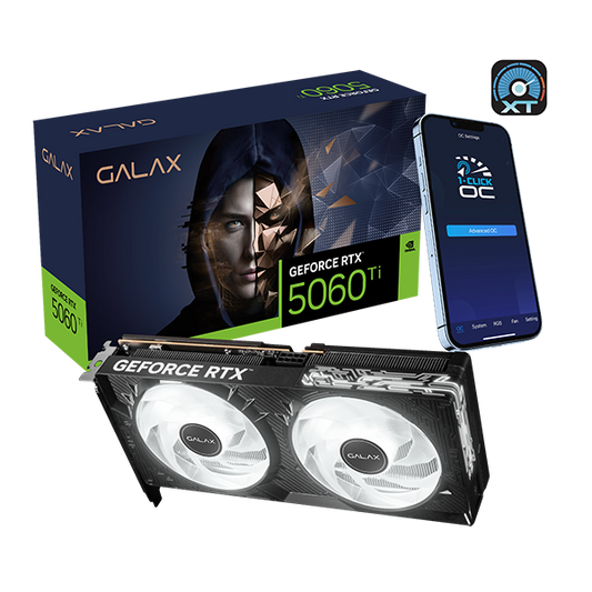 Galax GeForce RTX 5060 Ti 1-Click OC 16GB GDDR7 Graphics Card