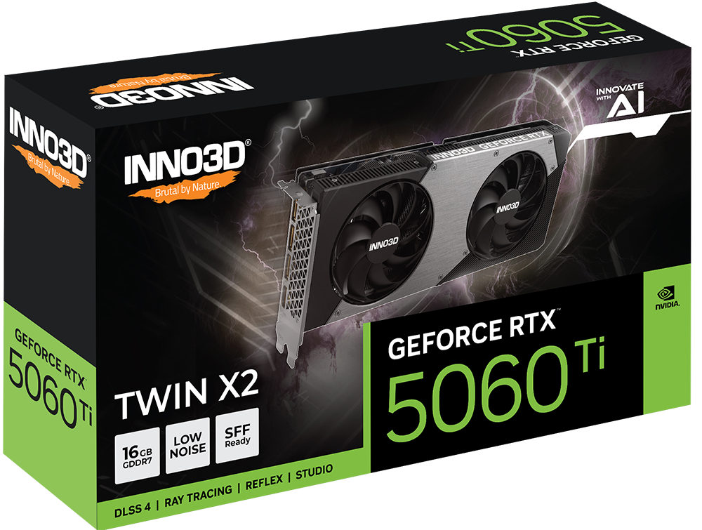 INNO3D GeForce RTX 5060 Ti 16GB TWIN X2 Graphics Card