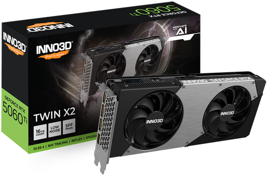 INNO3D GeForce RTX 5060 Ti 16GB TWIN X2 Graphics Card