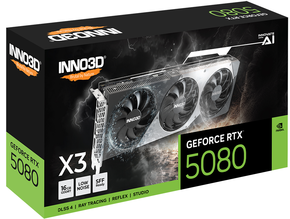 INNO3D GEFORCE RTX 5080 X3 NVIDIA GRAPHIC CARD– Vishal Peripherals