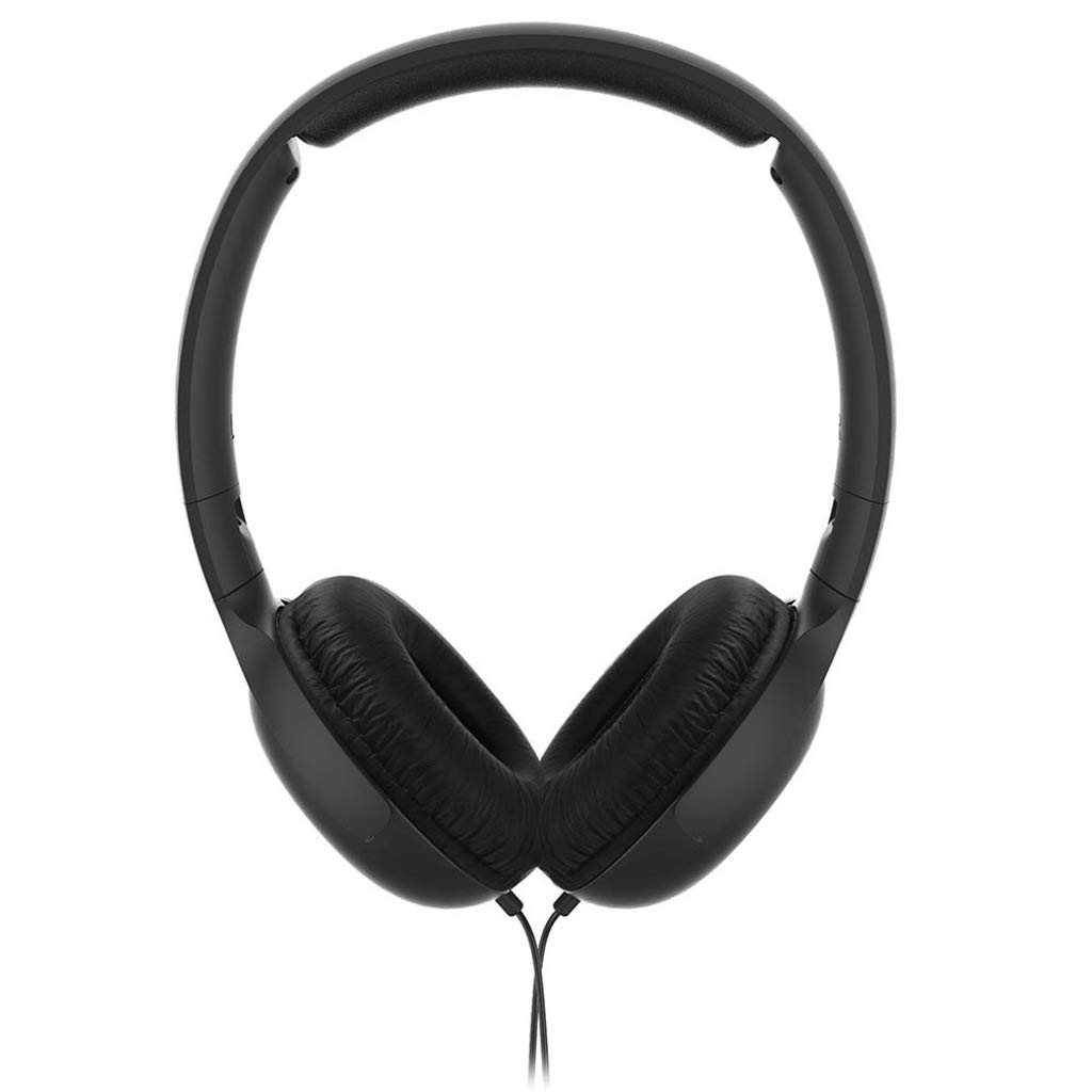 PHILIPS TAUH201BK WIRED HEADPHONE WITH MIC (ON EAR, BLACK)