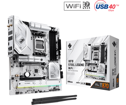 ASROCK X870 STEEL LEGEND WIFI MOTHERBOARD