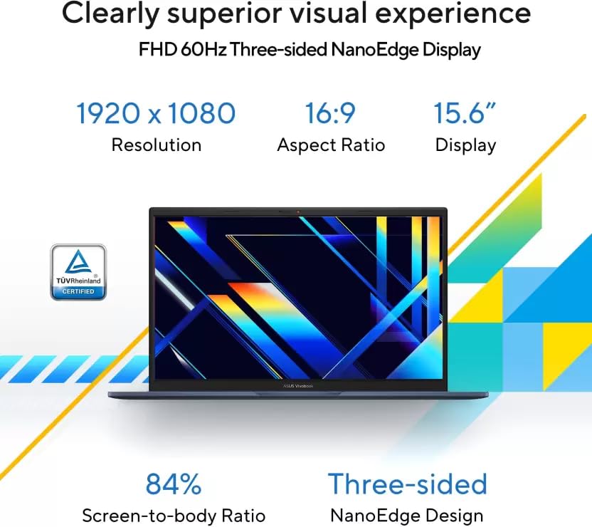 ASUS VIVOBOOK 15 X1504ZA-NJ549WS [CI5-1235U 12TH GEN/16GB/512GB SSD/WIN11 HOME+MSO/15.6 INCH/INTEGRATED GRAPHICS /1 YEAR(S)/BLUE/FPR]
